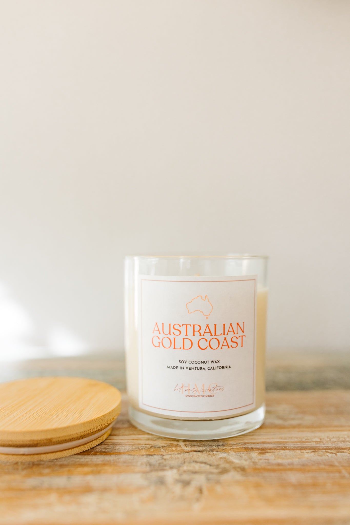 Australian Gold Coast | The Global Collection (1-Wick) | Hot Mess Creations — All Natural, Hand Crafted Candles Made in Ventura, California